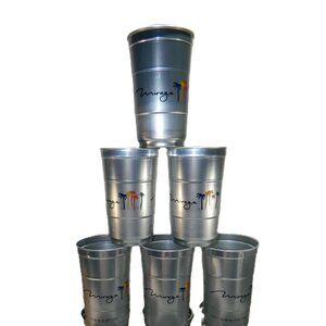 Mirage Casino Aluminum Cups 6 Pack 20oz Eco& BPA-Free Man Cave Beer Pong Parties